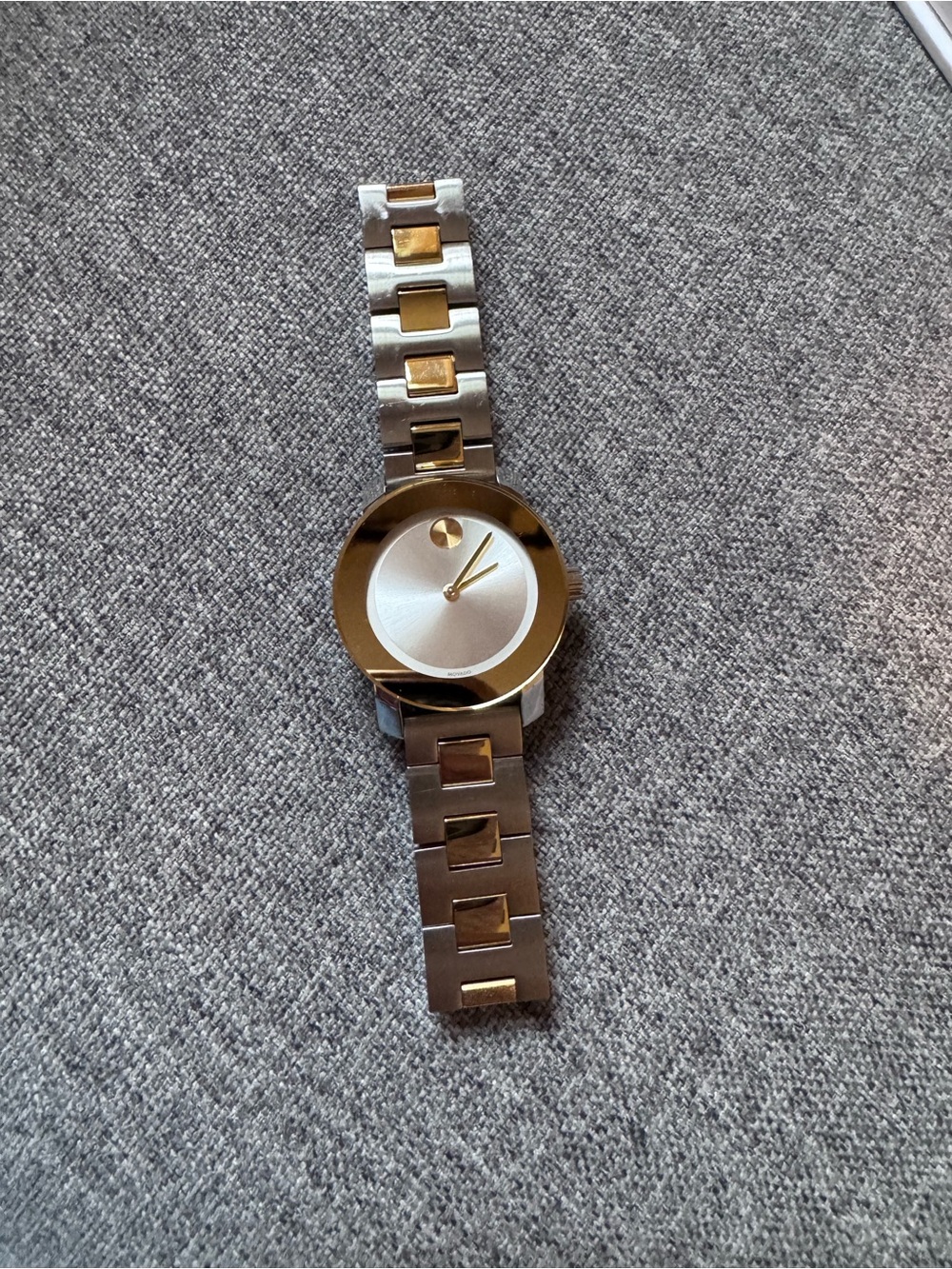 Movado Bold Two Tone Gold Watch